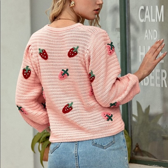 SEARCHING FOR ZARA STRAWBERRY SWEATER - Picture 6 of 9